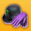 batman and the riddler riches gloves symbol