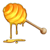 bee keeper honey dipper symbol