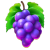 beer mania purple grapes symbol
