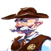 betconstruct gold rush sherrif symbol
