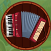 biergarten fest accordion symbol