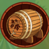 biergarten fest barrel symbol