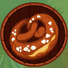 biergarten fest pretzel symbol
