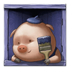 big bad wolf blue pig symbol