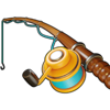 big bass bonanza oranje jackpot fishing rod symbol