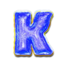 big bass christmas frozen lake letter k symbol