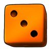 big bass dice 3 orange symbol