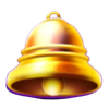 big cash joker hold and win gold bell symbol