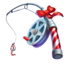 big catch bonanza christmas catch fishingrod symbol