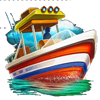 big catch even bigger bass boat symbol