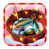 big catch xmas christmas fish basket symbol