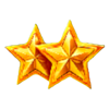 big catch xmas gold stars symbol