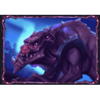 big game christmas purple monster symbol