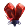 big game christmas red crystal symbol