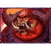 big game christmas red ogre symbol
