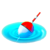 big game fishing bigger bites fishing bobber symbol