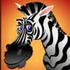 big game zebra symbol