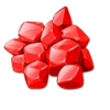 big it up ruby riot red stones symbol
