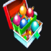 big santa fortune box symbol