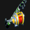 big santa fortune fishing rod symbol