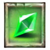 big time gaming monster quest green gem symbol