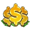 bigger piggy bank super wheel dollar symbol