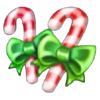 bigger piggy christmas bank candy canes symbol