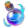 bigger the loot chamber of riches blue potion symbol