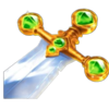 bigger the loot chamber of riches gem sword symbol