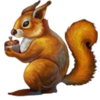 black eagle triple shot squirrel symbol