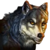 black eagle triple shot wolf symbol