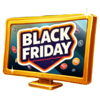 black friday cart craze black friday monitor symbol