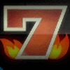 blazing 777 7brown symbol