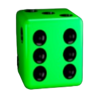 blazing coins 40 dice dice 6 symbol