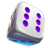 blazing crown dice 6 symbol