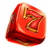 blazing crown dice 7 symbol