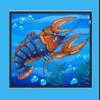 blue dolphin lobster symbol