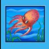 blue dolphin octopus symbol