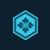 blue samurai cyan symbol