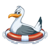 boat bonanza colossal catch seagull symbl
