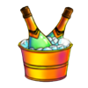 bone appetit champagne bucket symbol