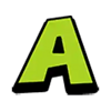 bonzos bananza letter a symbol
