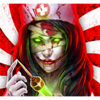 book of madness flaming link zombie nurse symbol