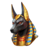 book of pharaon gold anubis symbol