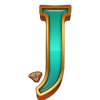 book of pharaon gold letter j symbol