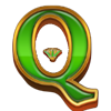 book of pharaon gold letter q symbol