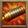 book of the damned gold scroll symbol
