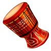 book of waka waka djembe drum symbol