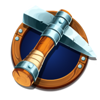 boom boom mine em all axe symbol