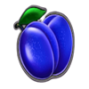 booming fruits 243 plums blue symbol